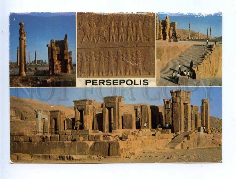 192862 IRAN PERSEPOLIS old photo postcard