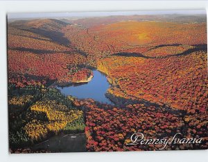 Postcard Laurel Lake Pine Grove Furnace State Park Pennsylvania USA