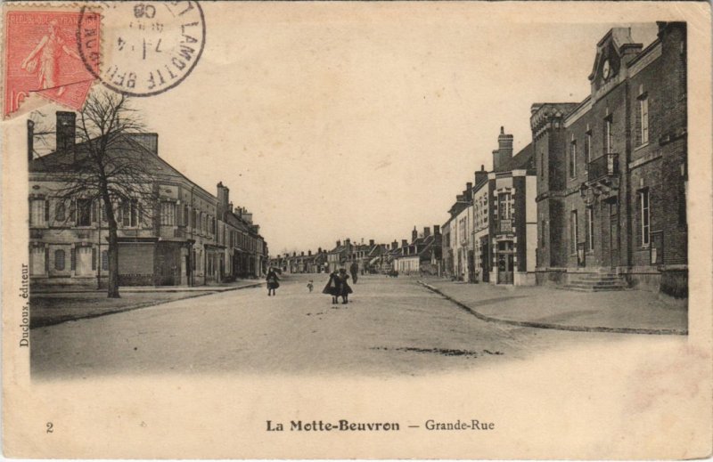 CPA LAMOTTE BEUVRON-Grande Rue (26930)