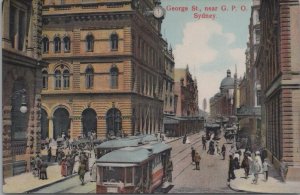 Postcard George St Near GPO  Sydney Australia