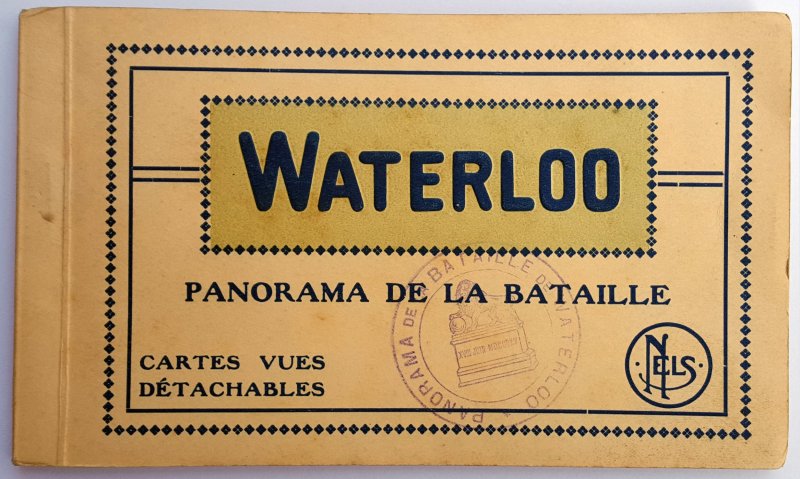 VINTAGE 12 POSTCARDS ALBUM OF WATERLOO. Printer: Nels. UNUSED!!!