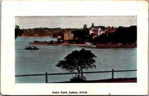 Australia Potts Point Sydney New South Wales Vintage Postcard C029