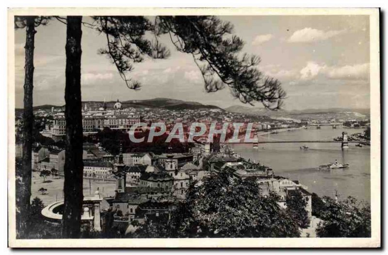 Modern Postcard Budapest Kilaas has Szt Gellert hegyrol