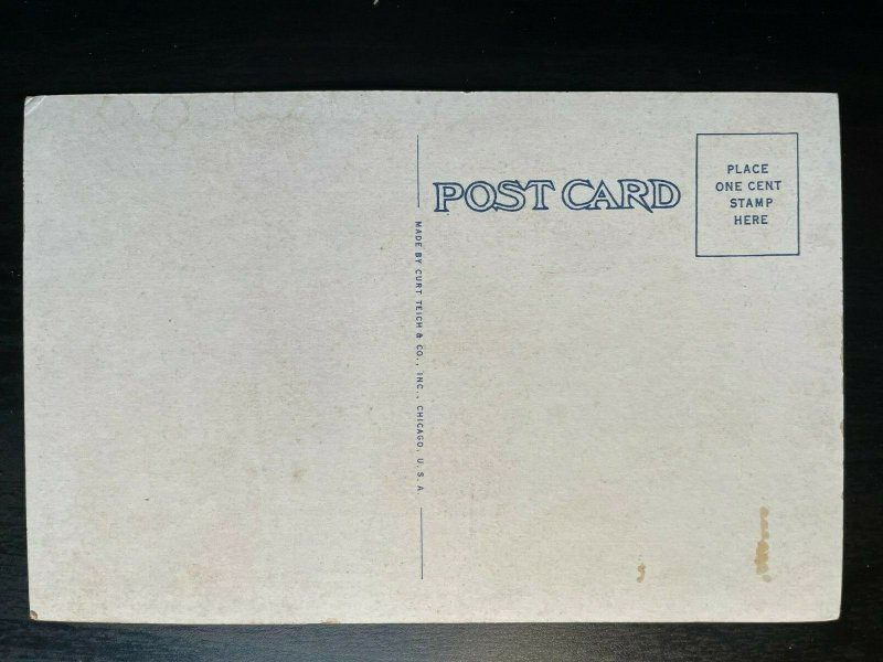 Vintage Postcard 1921 The Boston Store State, Madison, Dearborn Chicago Illinois 