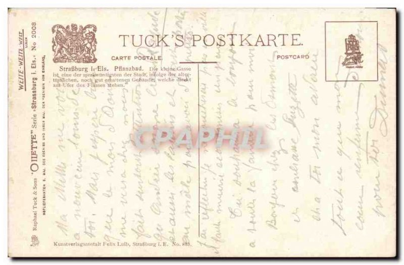 Old Postcard Strasbourg