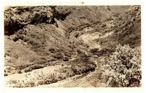 Vintage Hanapepe Valley Kauai Hawaii Postcard RPPC