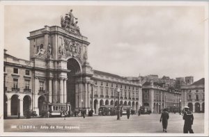 RPPC Postcard Arco da Rua Augusta Lisboa Portugal