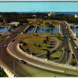 c1970s Santurce, PR Puerto Rico Traffic Circle Miramar Charter House Hotel A236