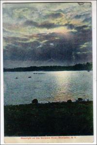 Genesee River by Moonlight, Rochester NY