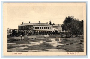 c1910s Grand Hotel Te Aroha New Zealand NZ Unposted Antique Postcard