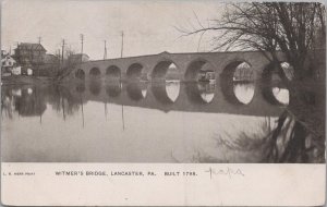 Postcard Witmer's Bridge Lancaster PA