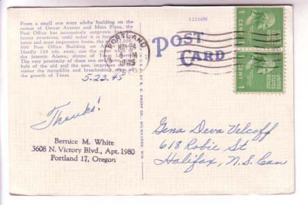 New Post Office, San Antonio, Texas, Used 1945