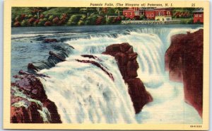 Postcard - Passaic Falls, (The Niagara of) Paterson, New Jersey