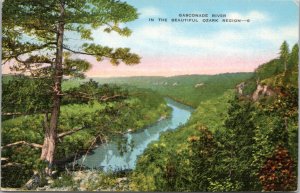 Postcard MO Gasconade River in the Beautiful Ozark Region