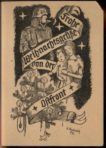 3rd Reich Germany 1943 Weihnacht Christmas Card FELDPOST Cover USED 100527