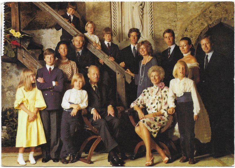 Liechtenstein Furstliche Familie.  Used with postage. Nice stamps.