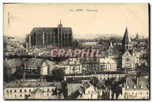 Old Postcard Metz Panorama