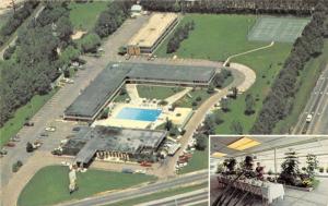 Pascagoula Mississippi~La Font Inn Aerial View~Garden Terrace Party Room~1960s