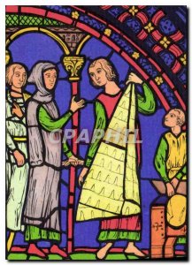 Postcard Old Corporations Cathedral of Chartres Stained Glass Merchants fur