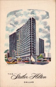 The Statler Hilton Dallas TX Postcard PC438
