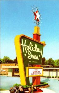 Holiday Inn Sign Bozeman Montana Postcard