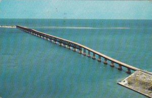 Florida Key West Bahia Honda The High Bridge From The Air 1956