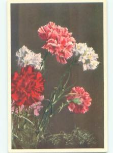 Very Old Foreign Postcard BEAUTIFUL FLOWERS SCENE AA4602