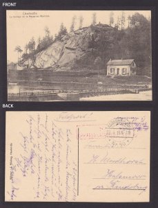 GERMANY 1916, Fieldpost card, Charleville France, WWI
