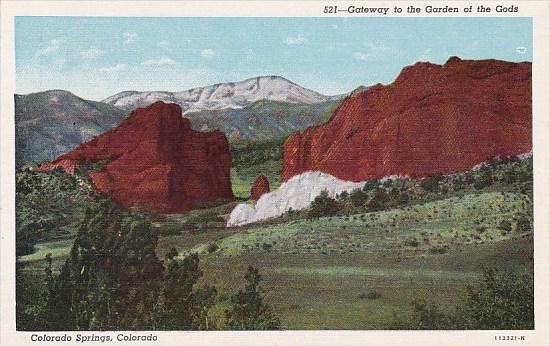 Colorado Springs Gateway To The Garden Of The Gods