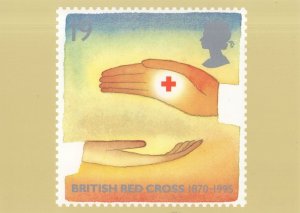 British Red Cross 125th Birthday Nurse RMPQ Anniversary Stamp Rare Postcard