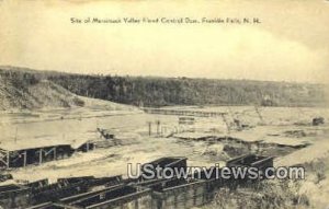 Merrimack Falley Flood Control Dam in Franklin, New Hampshire