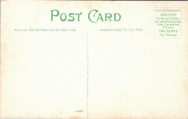 Postcard NY Chautauqua Lake Entrance to Chautauqua Grounds Streetcar C.1910 F9