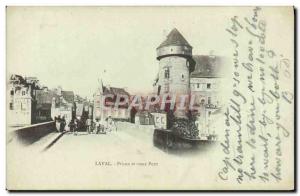 Old Postcard Laval Prison Prison and Old Bridge