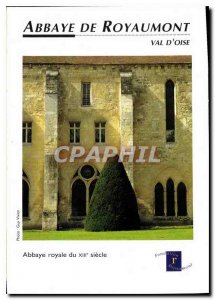 Postcard Abbey of Val d'Oise Royaumont royal abbey of XIII century