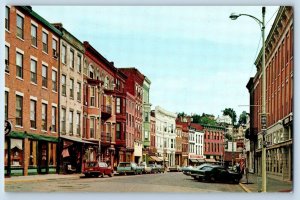 Galena Illinois Postcard Main Street Looking North Pioneer Civil War Era c1960