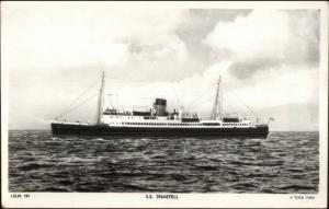 Raphael TUCK Ship Steamship SS Snaefell Real Photo Postcard