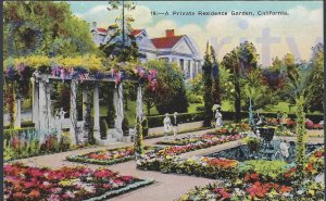 A PRIVATE RESIDENCE GARDEN SOUTHERN CALIFORNIA