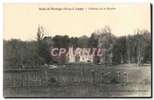 Old Postcard Route De Mortagne Longy Chateau De La Goyere