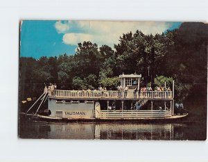 Postcard The Steamboat Talisman, New Salem, Illinois