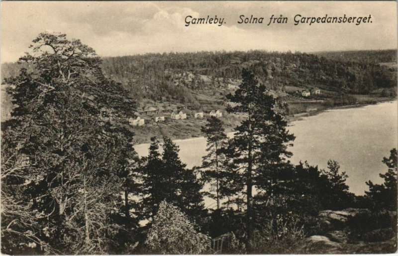 CPA AK GAMLEBY SOLNA - Solna fran Garpedansberget SWEDEN (1140269)