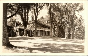 Vtg 1930s The Black House Ellsworth Maine ME Real Photo RPPC Postcard