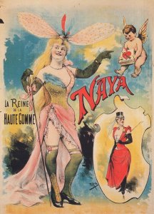 Naya French Victorian Pantomime Fairy Queen Poster Postcard