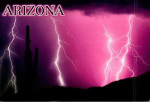 Arizona Desert Lightning Storm