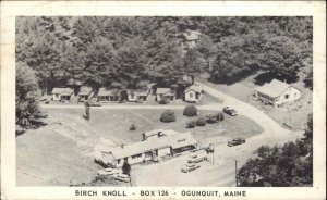 Ogunquit Maine ME Hotel Motel Birch Knoll Delivery Truck c1950s Postcard