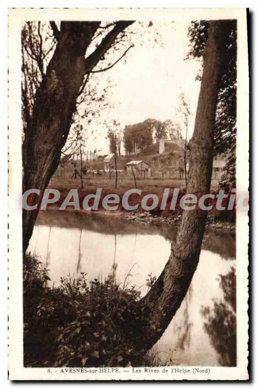 Postcard Old Avesnes Sur Helpe Les Rives