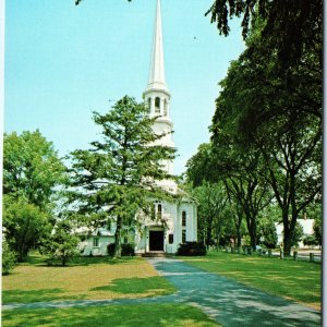 c1960s Harwich Center, Cape Cod, MA First Congregational Woke Church Chrome A295