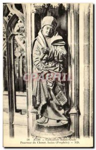 Old Postcard Albi Cathedral Ste Cecile prophet Isaias