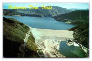 Palisades Dam And Lake Upper Snake River Valley Idaho Aerial View Postcard