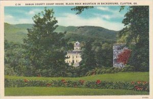 Georgia Clayton Rabun County Court House Black Rock Mountain In Background