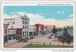 South Front Street Rock Springs Wyoming 1943